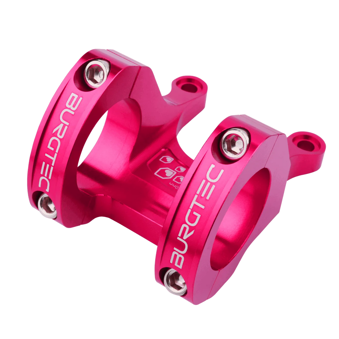 Burgtec Direct Mount MK3 Stem - Toxic Barbie Pink - 35mm Clamp