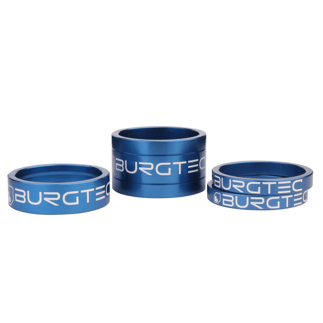 Burgtec Stem Spacer Kit - Deep Blue