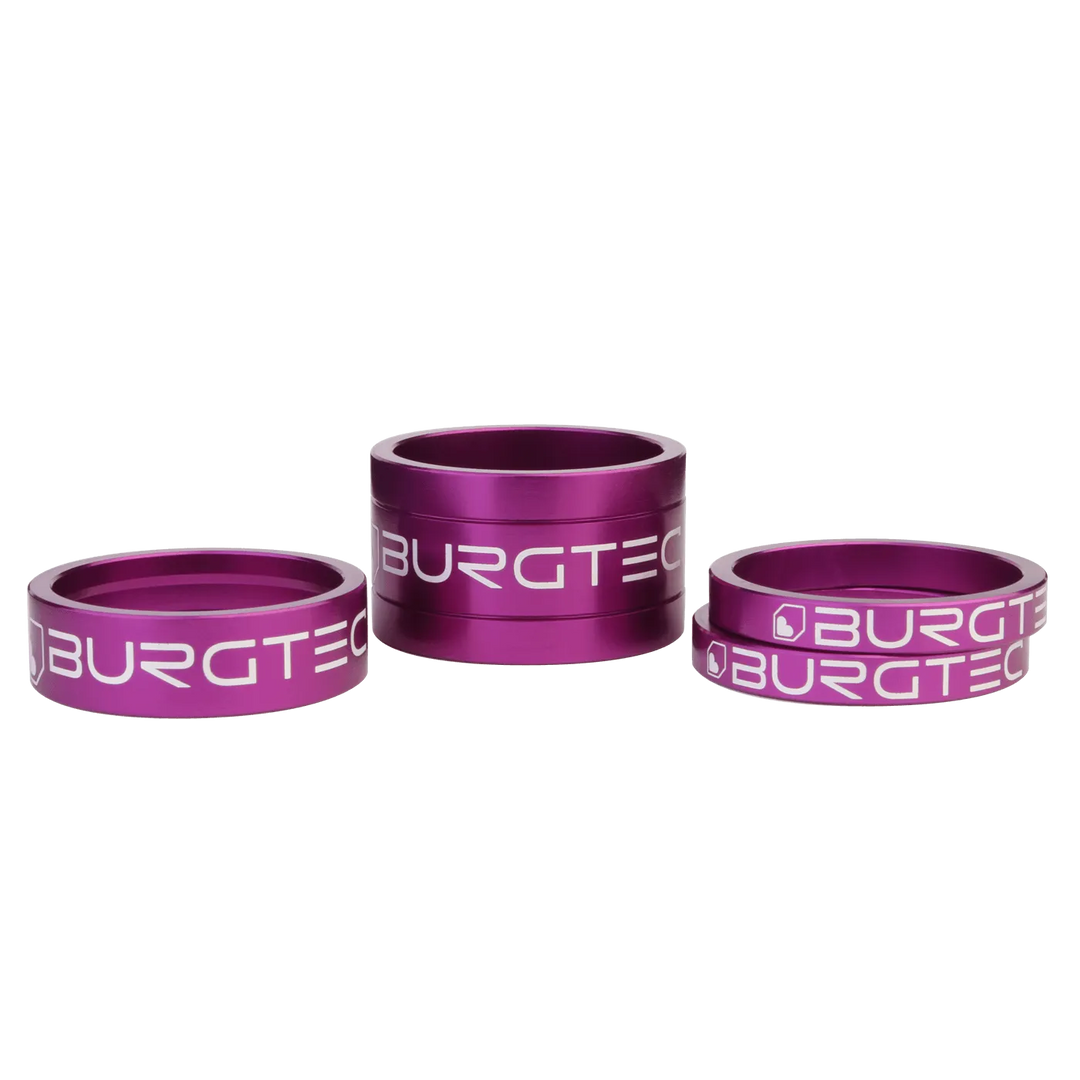 Burgtec Stem Spacer Kit - Purple Rain