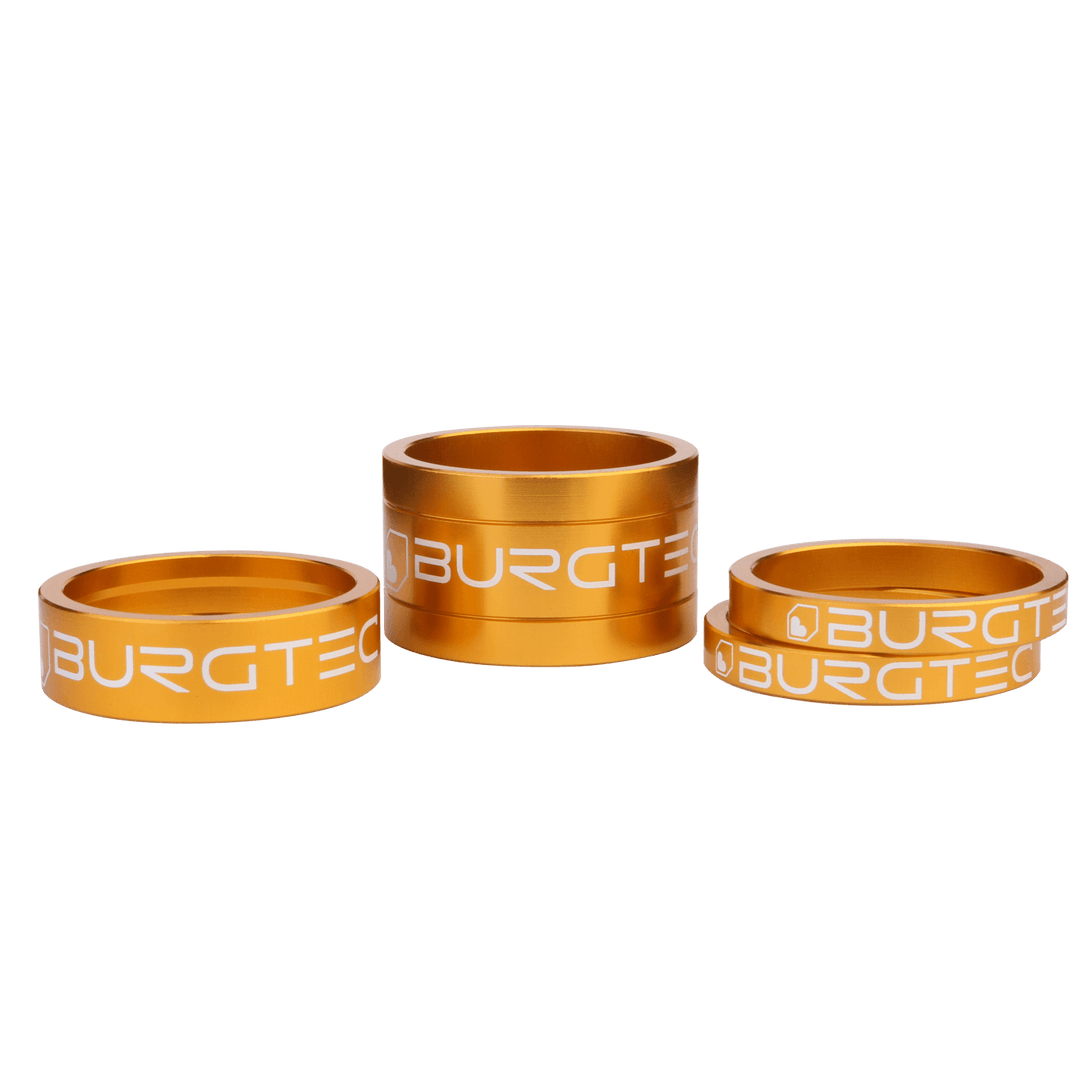 Burgtec Stem Spacer Kit - Burgtec Bullion Gold