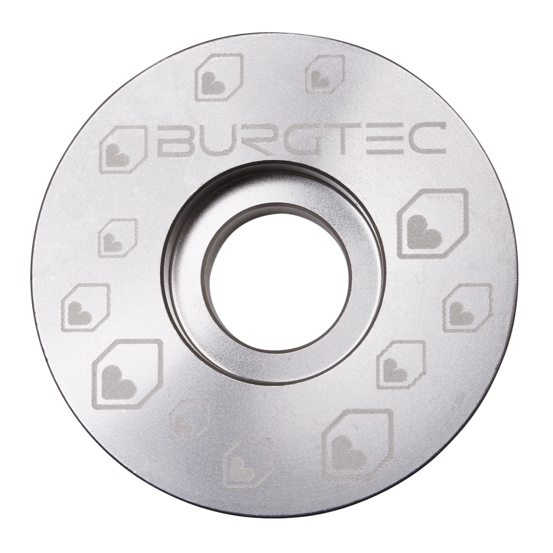 Burgtec Top Cap - Rhodium Silver
