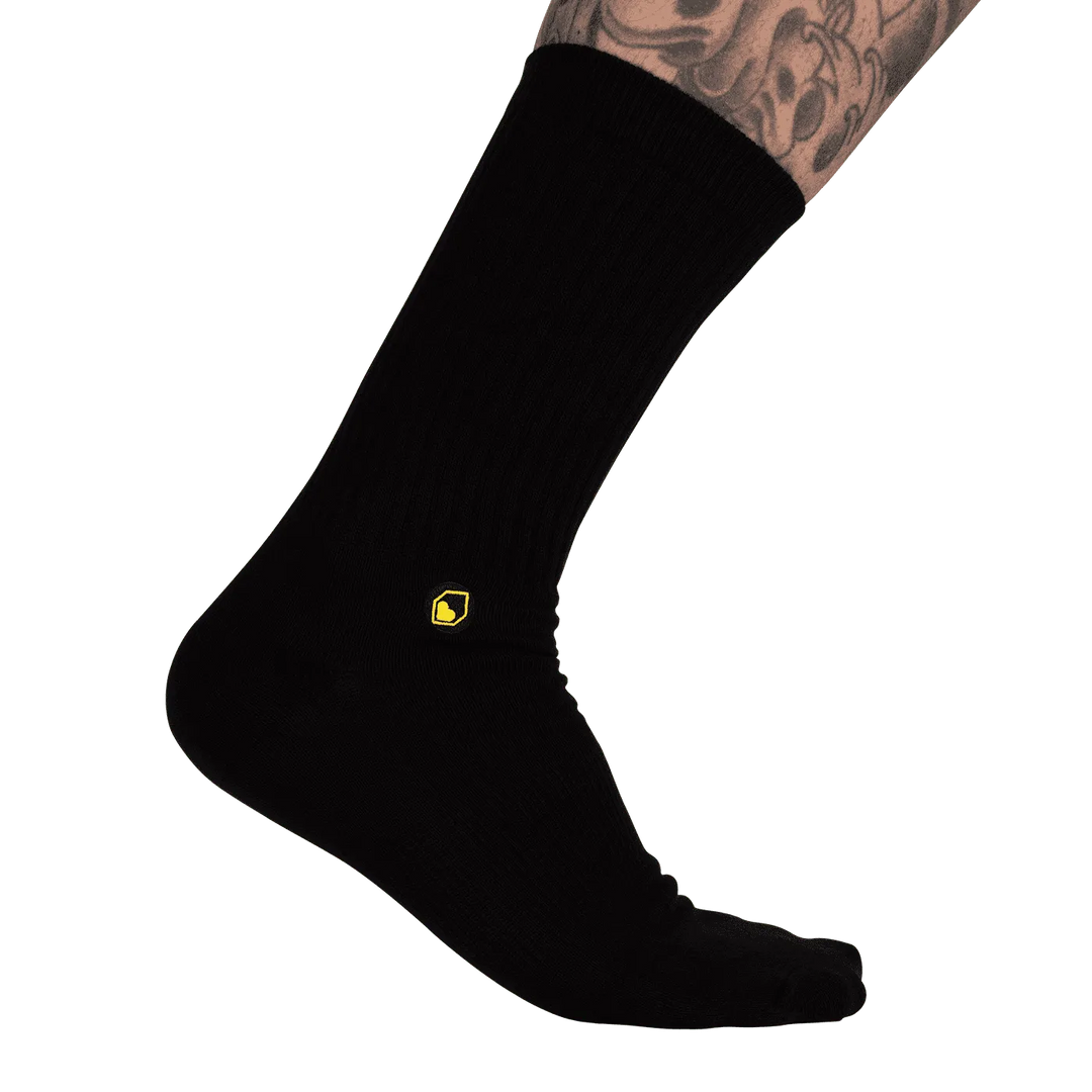 Burgtec Everyday Crew Sock - Black