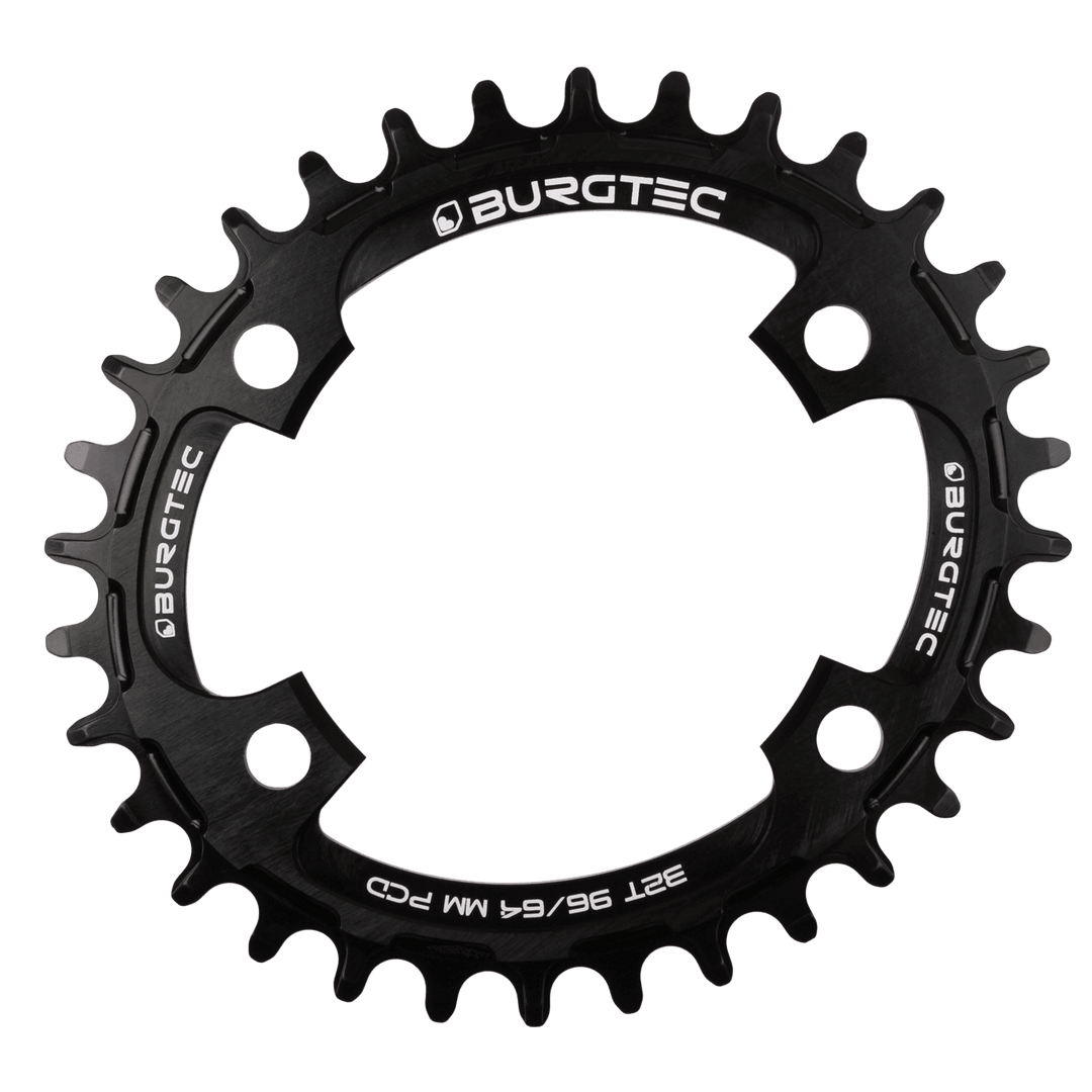 Burgtec Oval 96/64mm PCD Thick Thin Chainring
