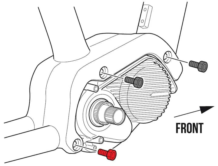 Burgtec Yeti E-Bike Motor Titanium Bolts