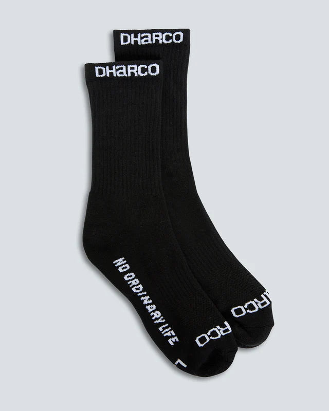 DHaRCO Crew Socks | Black