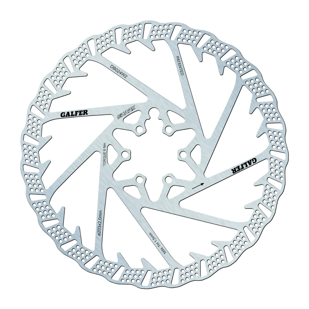 Galfer Disc Brake Shark - Fixed | 6-Bolt