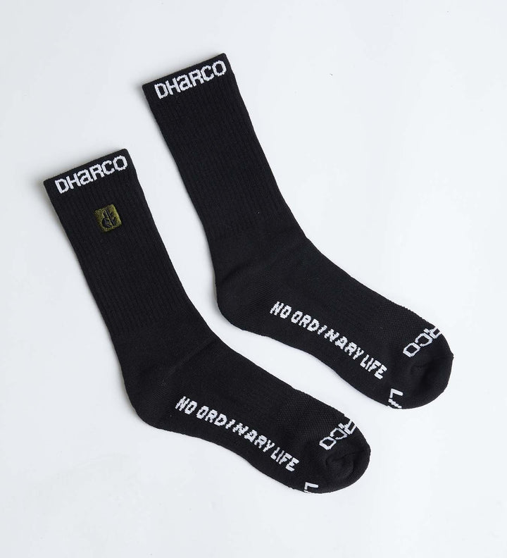 DHaRCO Crew Socks | Black