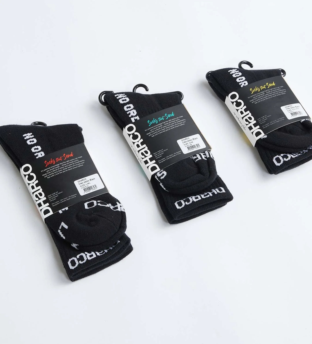 DHaRCO Crew Socks | Black