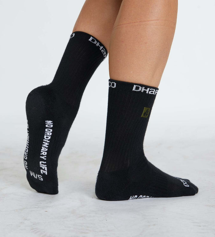 DHaRCO Crew Socks | Black