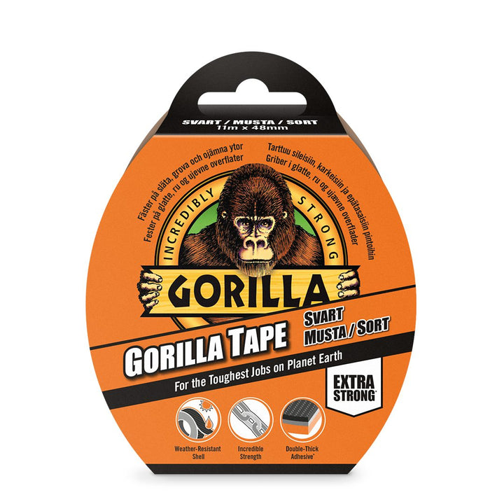 Gorilla Tejp Svart