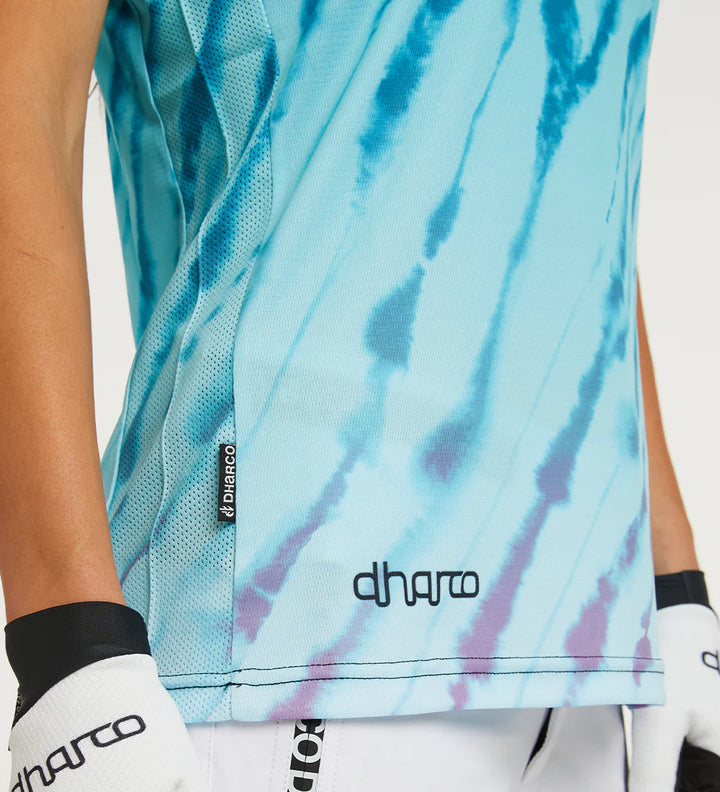 DHaRCO Womens Short Sleeve Jersey | Aqua Tiger