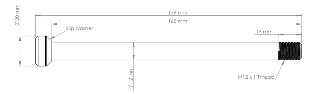 Burgtec Rear Axle - Specialized 175.5mm