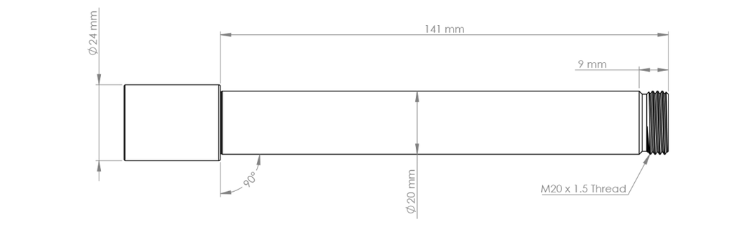 Burgtec Fork Axle - Öhlins DH38
