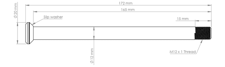 Burgtec Rear Axle - Specialized 172mm