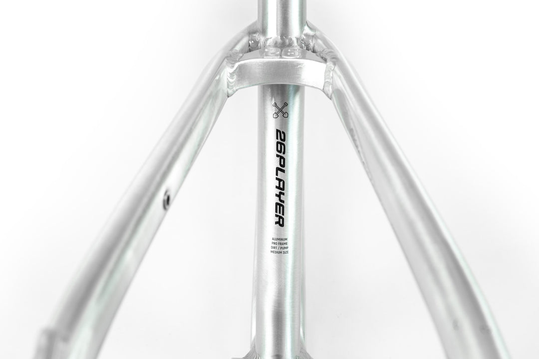 Dartmoor Two6Player Pro 2026 - 26” Dirt Jump Frame - Brushed Silver