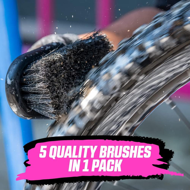 Muc-Off 5x Premium Brush Set