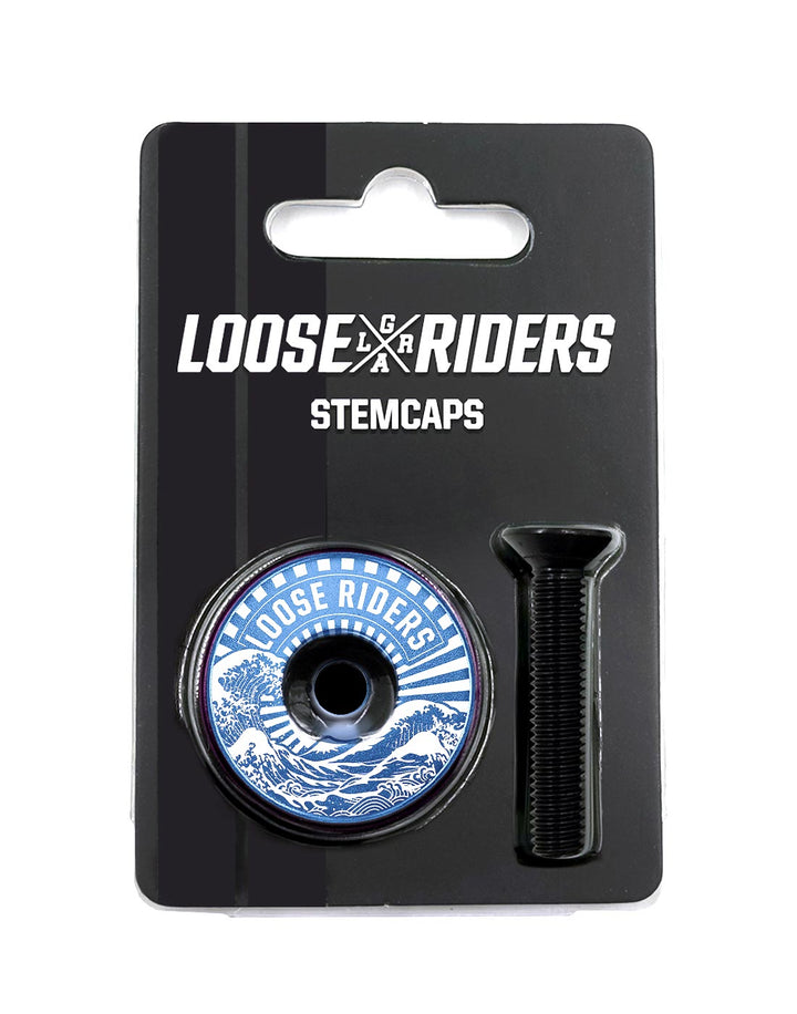 Loose Riders Stem Cap - Rising Sun Blue